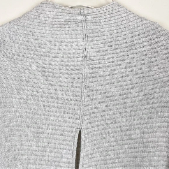 Free People Lightweight Gray Ribbed Sweater - Picture 12 of 16